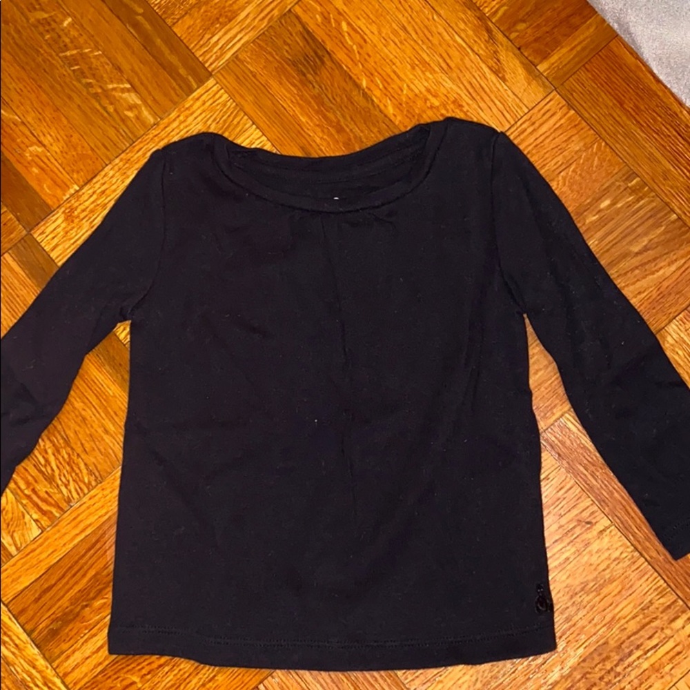 Baby Gap long sleeve black T-shirt